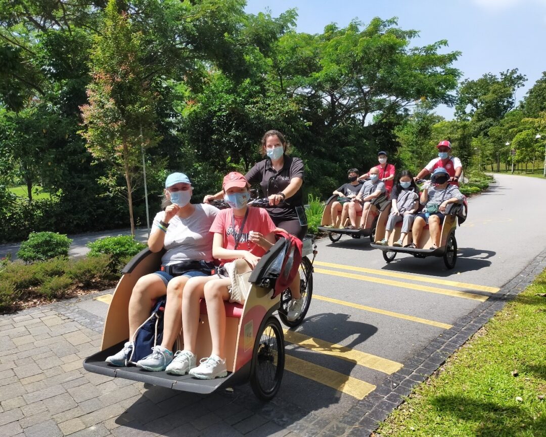 CAREconnect Trishaw Ride at Jurong Lake Garden – By CAREkaki Corrine Ong