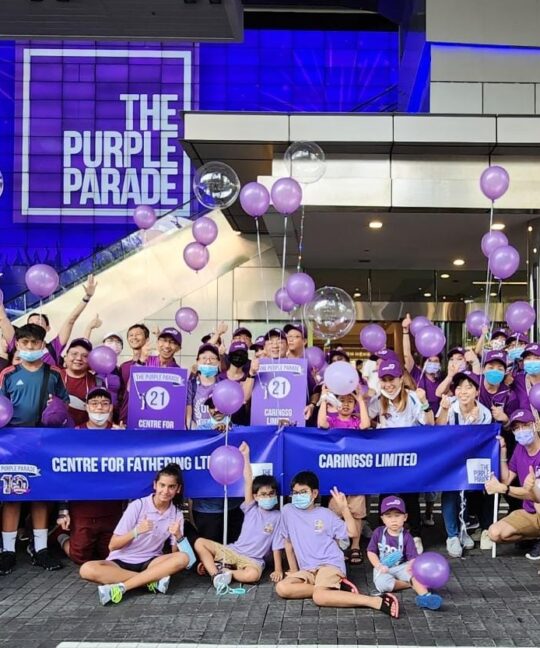 CaringSG’s First Ever Purple Parade!