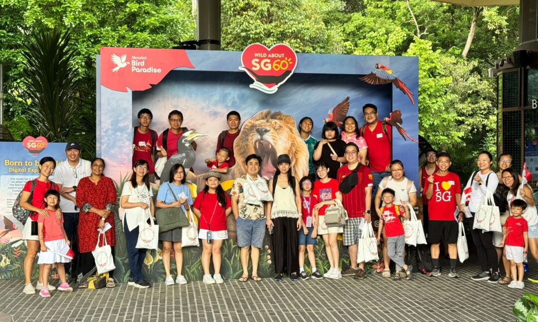 Celebrating SG60 with Caregivers at Bird Paradise